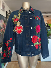 Load image into Gallery viewer, Love and Frida Medium Denim Jacket
