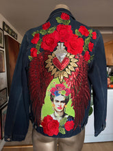 Load image into Gallery viewer, Love and Frida Medium Denim Jacket
