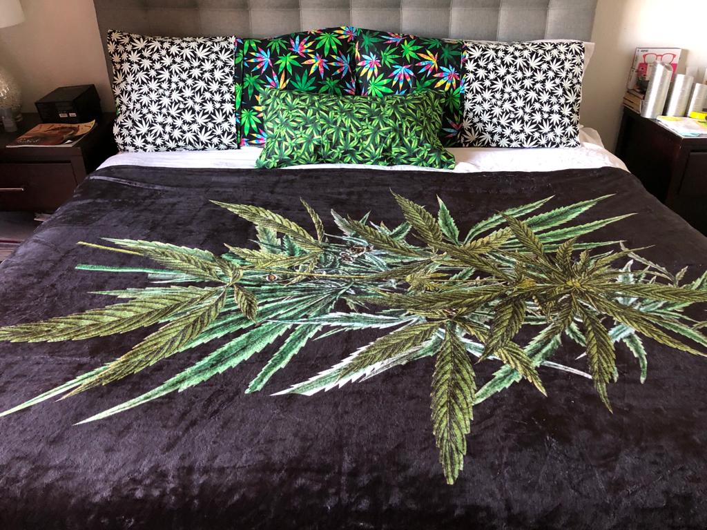 Cannabis Plush Blanket