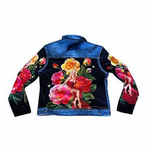Load image into Gallery viewer, Rose Garden Denim Jacket

