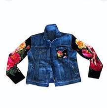 Load image into Gallery viewer, Rose Garden Denim Jacket
